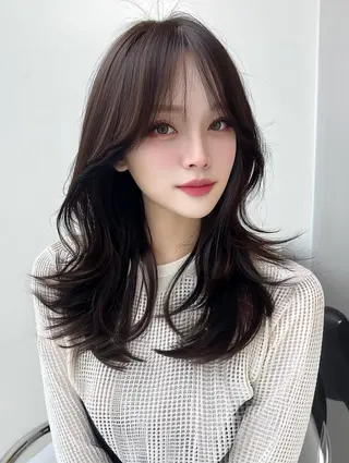 カラー ロング 髪質改善・縮毛矯正 💎ASUKAのヘアスタイル
