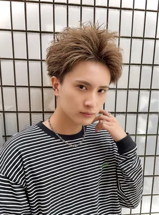 ショート メンズ 大人メンズパーマ メンズ特化 萱原大幹のヘアスタイル