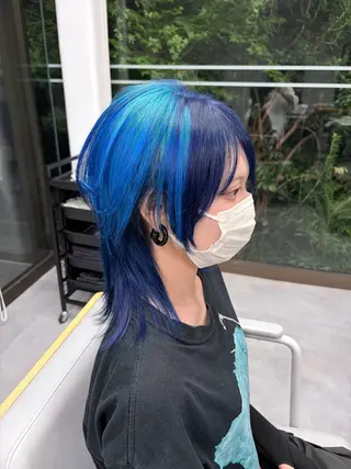 ミディアム カラー CIEN lime YASUのヘアスタイル