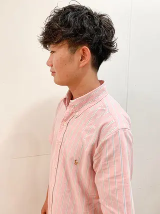 ショート パーマ ヘアアレンジ メンズ メンズスタイル ly本厚木のヘアスタイル