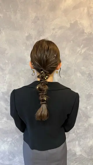 セミロング ヘアアレンジ yukiko/ 垢抜け透明感hairのエステ・リラクイメージ