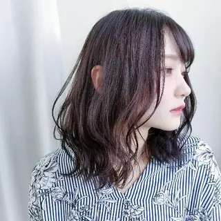 ミディアム カラー 伊藤 功士のヘアスタイル