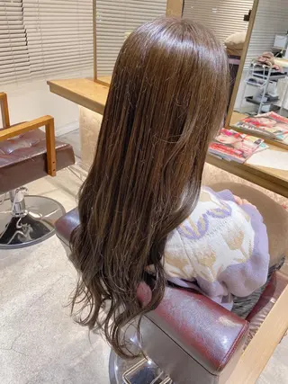 ロング カラー ヘアアレンジ レイヤー×ヘッドスパ *保田遥*のヘアスタイル
