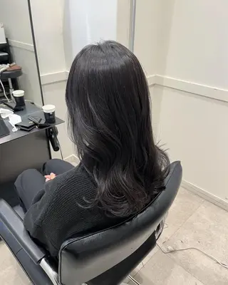 セミロング カラー 🫧こおりやま なつみ🫧のヘアスタイル