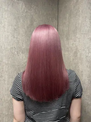 セミロング カラー 店長 ハイトーン× 髪質改善/舘野 涼太のヘアスタイル
