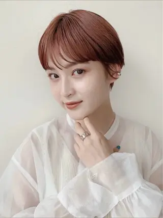 ショート やました もえかのヘアスタイル