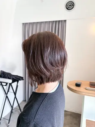 ミディアム ボブ/艶カラー 鎌倉/MIHO🌼のヘアスタイル