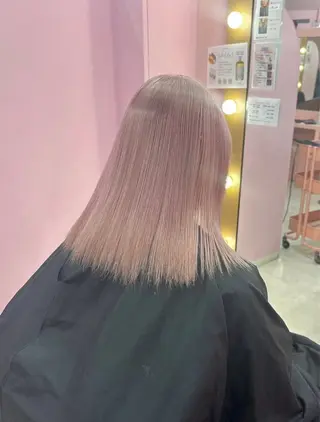ミディアム カラー ハイトーン/ゆるふわ 🧚𖥔ׁTOMO♡のヘアスタイル
