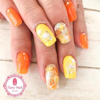 ネイル 💗🪽Tiary Nail🪽💗のネイルデザイン