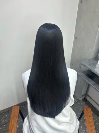 ロング カラー パーマ 髪質改善⭐️縮毛矯正 中野⭐️Rinaのヘアスタイル