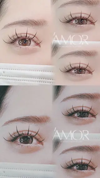 マツエク・マツパ 🌹AMOR🌹 LEDマツエク専門店のマツエク・マツパデザイン