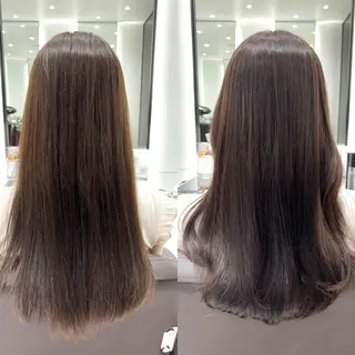ロング EIGHT plum TOKIOリミテッドのヘアスタイル