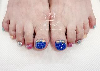 ショート カラー ネイル Le’a NailSalonのネイルデザイン