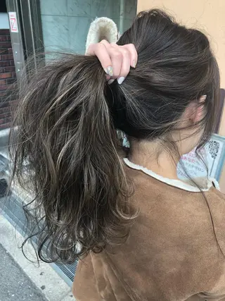 ロング カラー 髪質改善 中川 翔のヘアスタイル