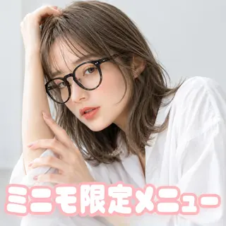 ミディアム 髪質改善/艶髪/cn nakaoイオン有松のヘアスタイル