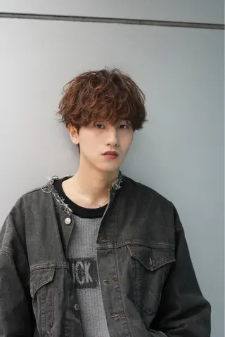 パーマ パーマカラー支持⭕️ 春山凜乃介のヘアスタイル