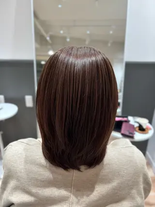 ミディアム カラー 北 詩羽のヘアスタイル