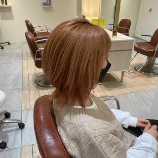 ミディアム Rubik's 梅田茶屋町/叶莉のヘアスタイル