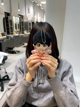 ミディアム KAEDE🎀 縮毛矯正＆パーマ特化のヘアスタイル