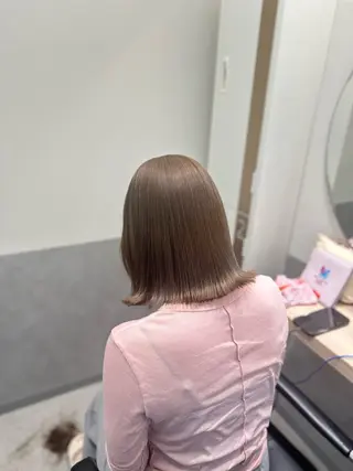 ミディアム カラー ダブルカラー｜ なおき｜池袋美容師のヘアスタイル