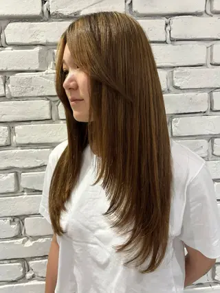 ロング ボブ特化・縮毛矯正/ 上原麗咲希のヘアスタイル
