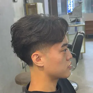 ショート パーマ ヘアアレンジ メンズ MENIN メンズ サロン 望月 涼太のヘアスタイル