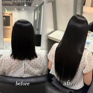 ロング 🦋REISA🦋 エクステ×ハイトーンのヘアスタイル