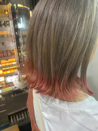 ショート カラー パーマ ヘアアレンジ メンズ キッズ ネイル マツエク・マツパ 🌸グレージュ/ ベージュ🌸yutaのヘアスタイル