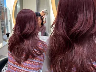 ロング カラー レイヤー/縮毛矯正 マスター✨️タケルのヘアスタイル