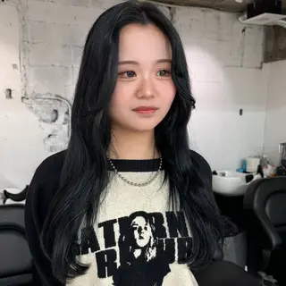 ロング 🪐hikari 似合わせカットのヘアスタイル