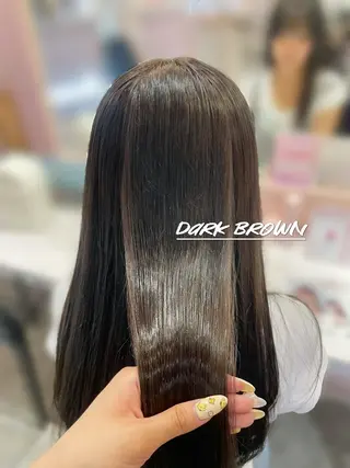 ロング 韓国風／ハイトーン カラー AYAKAのヘアスタイル