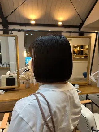 ショート カラー SPUR ふうのヘアスタイル