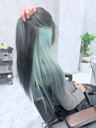 ロング カラー 🌺ハイトーン🌺 矢葺 なぎさ🌺🌺のヘアスタイル