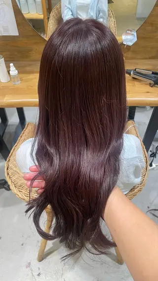 ロング 村上 綾音のヘアスタイル