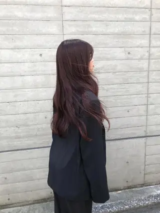 ロング カラー もりたみかこ 美容師お休み中のヘアスタイル