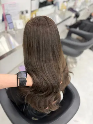 ロング カラー ヘアアレンジ 透明感カラー🎀艶髪 Anju/渋谷🎀のヘアスタイル
