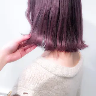ミディアム カラー miyu /トレンド カラー×艶髪のヘアスタイル
