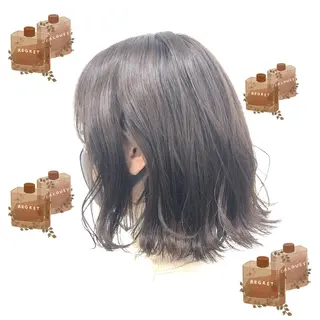ショート カラー パーマ ヘアアレンジ メンズ キッズ 上品＆韓国風 🥀海心🥀のヘアスタイル
