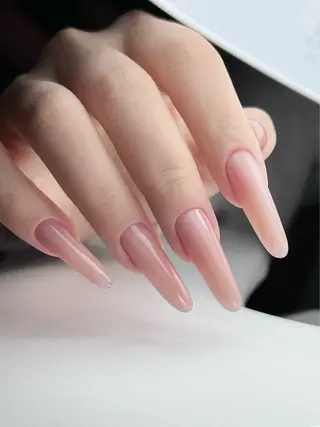 ネイル HOSHINO NAIL_長さだしのネイルデザイン