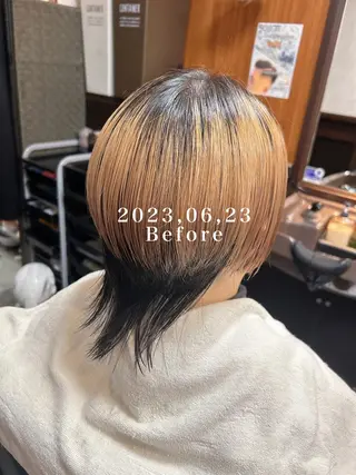 カラー 深野 茜のヘアスタイル