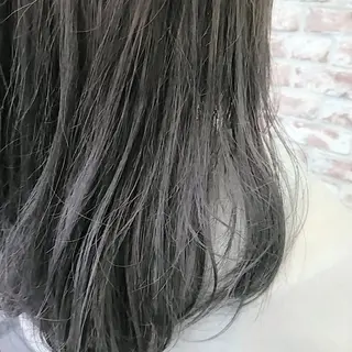 カラー セミロング たき  あいみのヘアスタイル