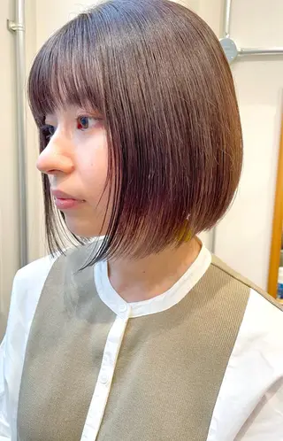 ミディアム KAZU/レイヤー レイヤー/ハイトーンのヘアスタイル