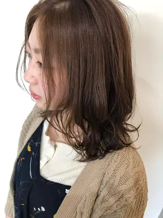 ミディアム 夜23時まで予約🉑 reverieあきらのヘアスタイル