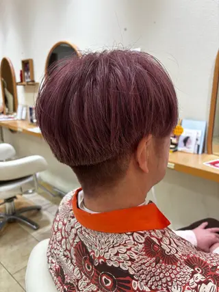 カラー メンズ 工藤 榛透のヘアスタイル