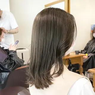 ミディアム カラー navile原宿 yumaのヘアスタイル