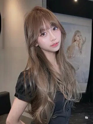 ロング カラー 透明感×艶カラー🤍 🌟YOSHIKIのヘアスタイル