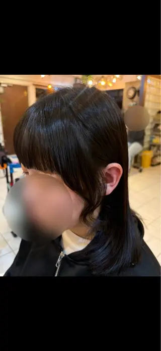 ミディアム バウハウスヘア ひなのヘアスタイル