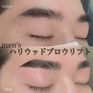 メンズ アイブロウ fors shioriのマツエク・マツパデザイン