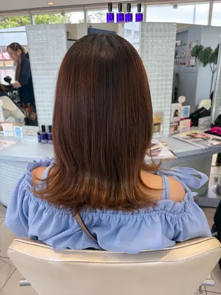 ヘアアレンジ のあ🍀ヘアカラー/ 透明感/アレンジのヘアスタイル