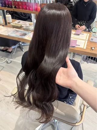ロング カラー にゅーかわいいヘア♡ おがわゆいり౨ৎのヘアスタイル
